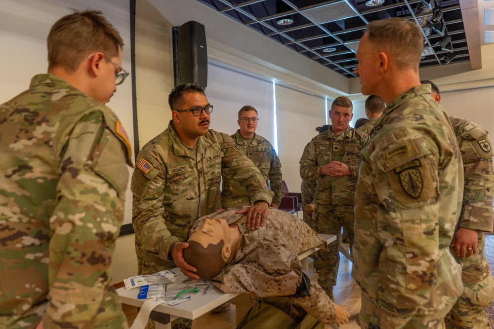 Soldiers enhance their tactical medical skills during annual training