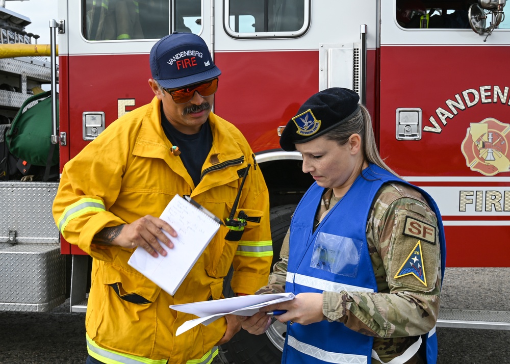 An Accident Emergency Management Evaluation Exercise at Vandenberg