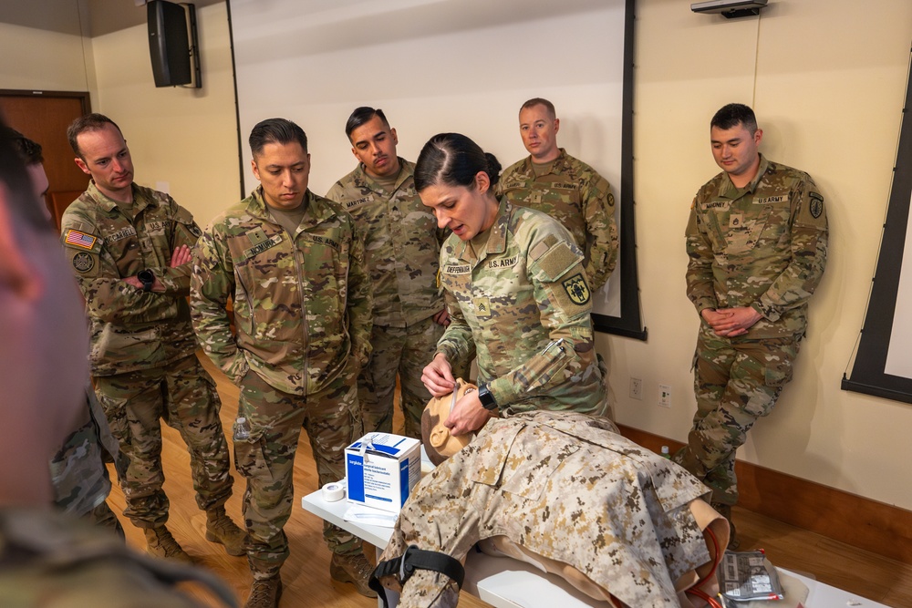 Soldiers enhance their tactical medical skills during annual training