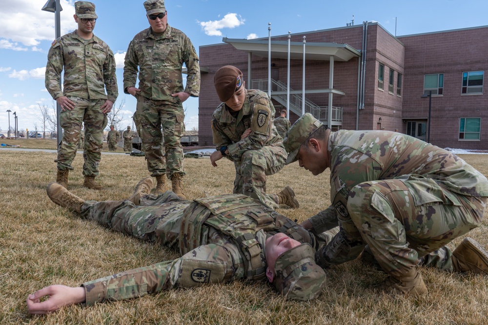 Soldiers enhance their tactical medical skills during annual training