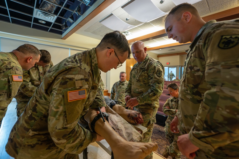 Soldiers enhance their tactical medical skills during annual training