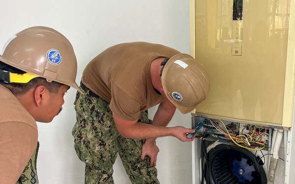 NMCB 11 at work in Gabon