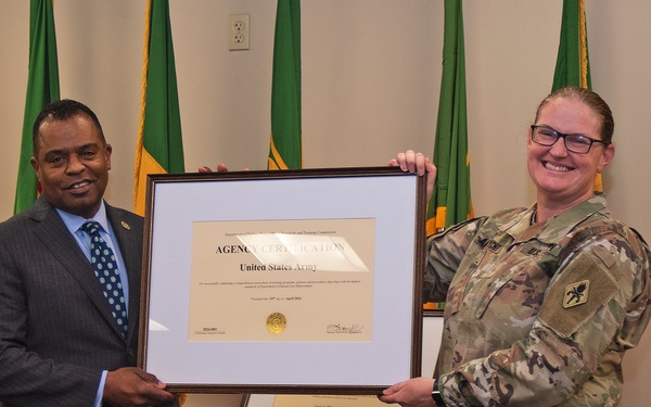 Army, NGA law enforcement programs receive DOD POST certification