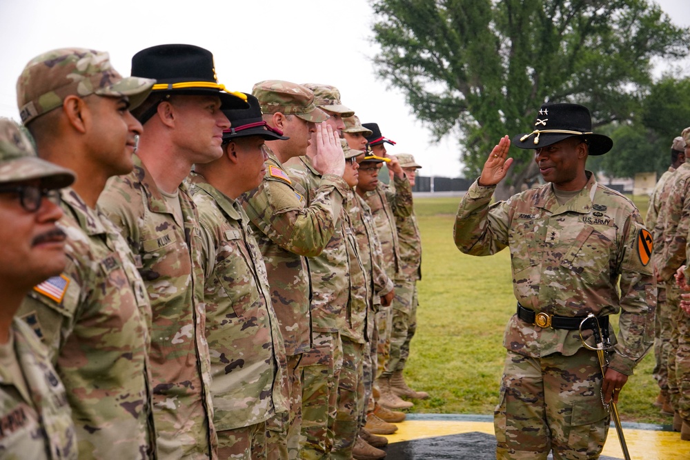 1st Cavalry Division Re-Enlistment Ceremony