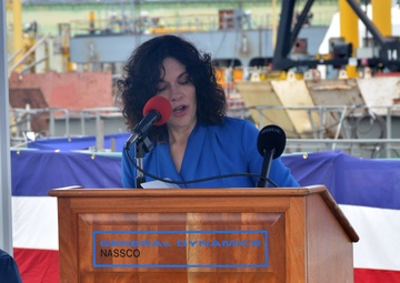 Keel Laid For Newest MSC Ship USNS Hector A Cafferata Jr.