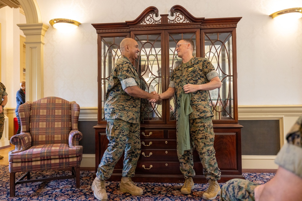 Lt. Gen. Anderson IV speaks to MARFORCOM leadership