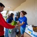 Makin Island Volunteers at Perry Elementary School Food Drive