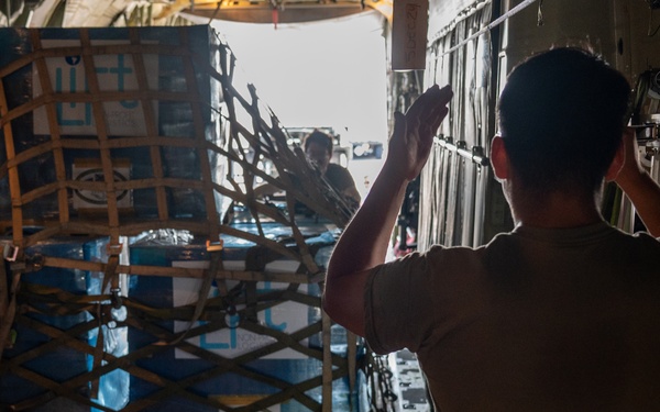 U.S. Military Aircraft Transports Aid to Haiti