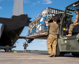 U.S. Military Aircraft Transports Aid to Haiti