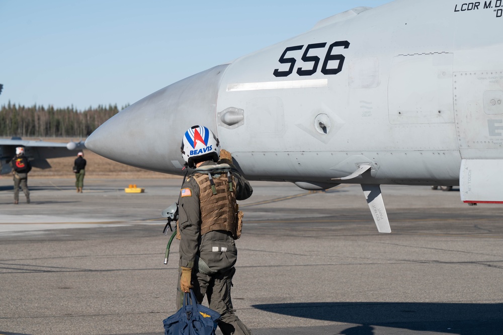 VAQ-131 Visits Eielson AFB during Red-Flag Alaska