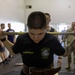 1st Lt. Susan Janfrancisco prepares to preform a squat