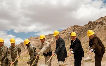 Nevada Guard, partner agencies mark start of construction on cooperative Las Vegas firing range