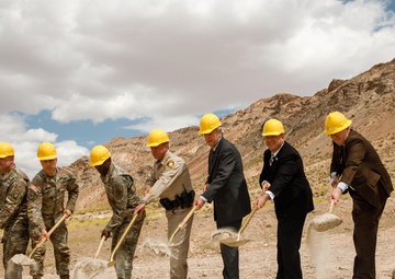 Nevada Guard, partner agencies mark start of construction on cooperative Las Vegas firing range