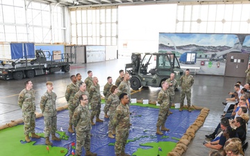 AMC Civic Leaders visit the 515th AMOW