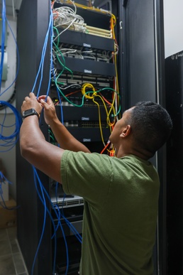 Behind the scenes of Camp Blaz communications Marines