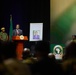 President of the Republic of Zambia and Commander-in-Chief of the Defence Force Mr. Hakainde Hichilema addresses the attendees of the African Land Forces Summit 2024