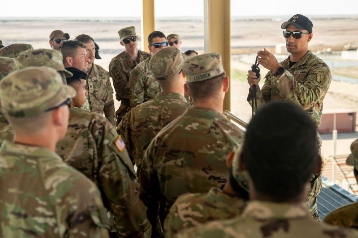 U.S. Army Central Soldiers participate in Rappel Master Course