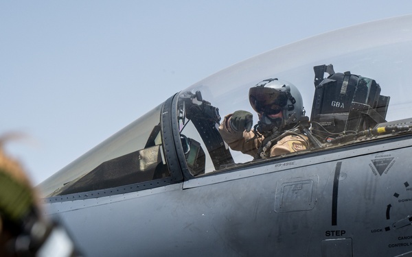 F-15s participate in Desert Flag 2024