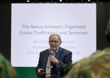 African Land Forces Summit host plenary on Combating Transnational Criminal Organizations