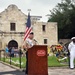 Navy Ambassador HM1 Comacho speaks at Navy Day at the Alamo