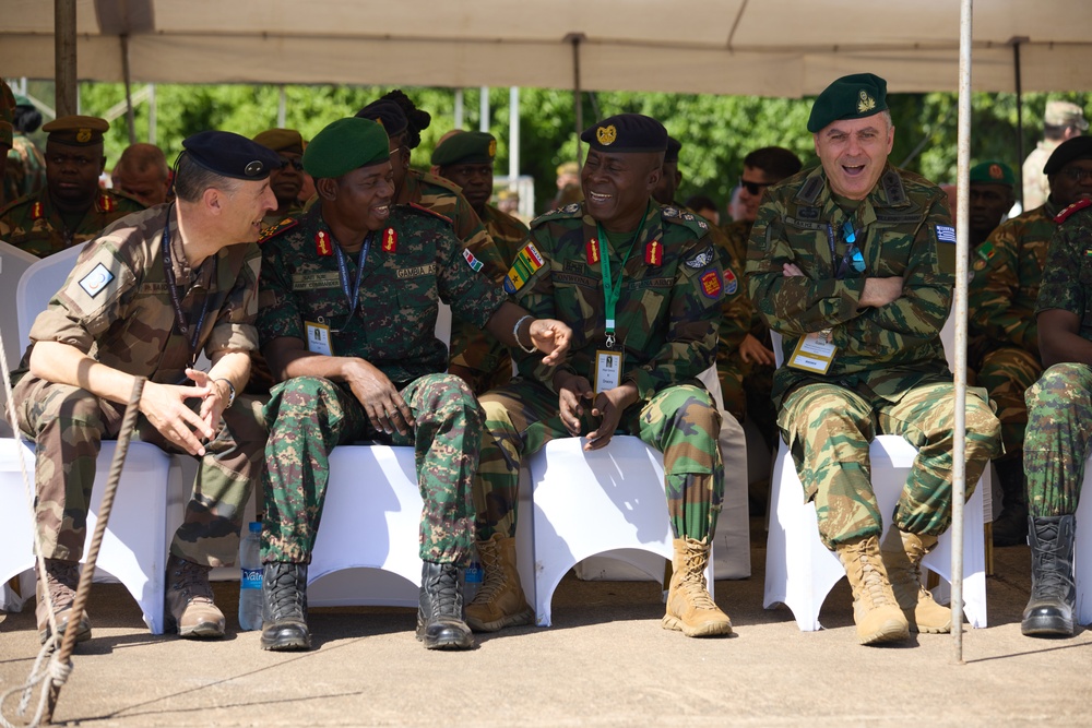 Zambia Army hosts military demonstration during African Land Forces Summit 2024