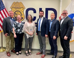Army CID Special Agents meet with Officials from Fountain-Fort Carson School District