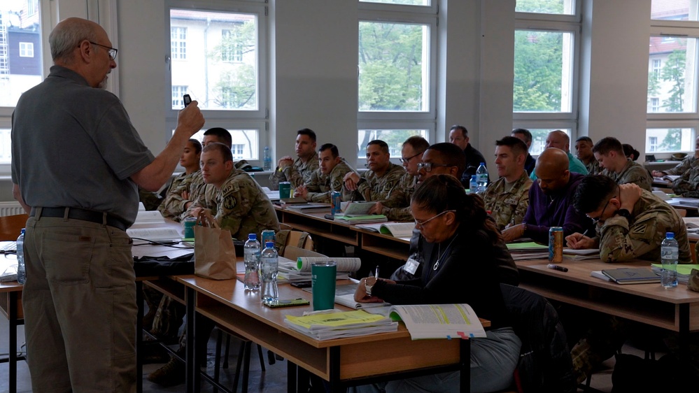 USAG Poland hosts first Anti-Terrorism Officer course on Camp Kosciusko