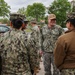 U.S. Navy sailors return deployment gear