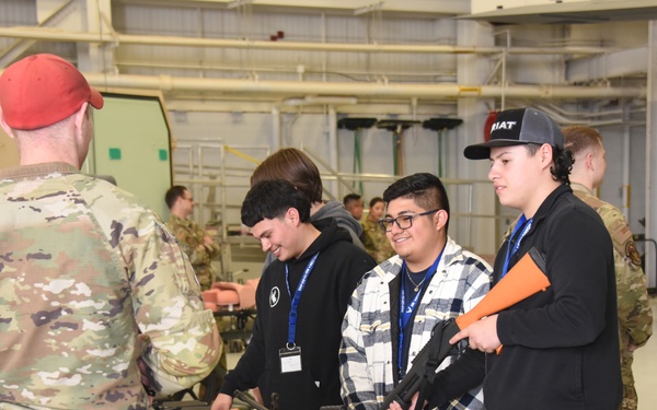 185th ARW Security Forces members instruct students