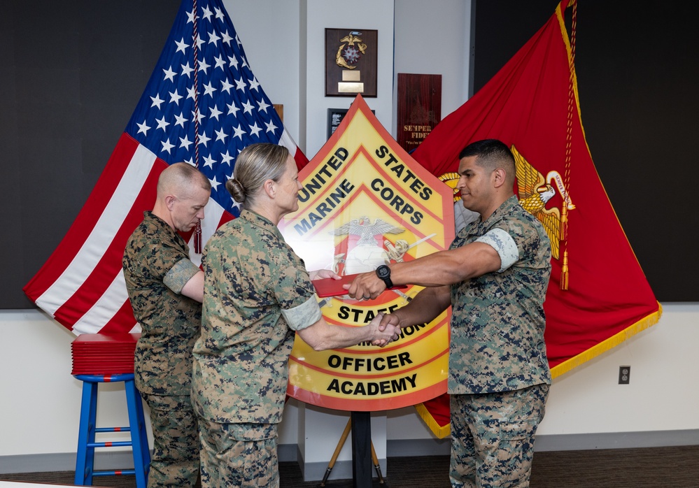 Graduation Ceremony for Faculty Advisor, Exception Military Occupation Specialty 0961