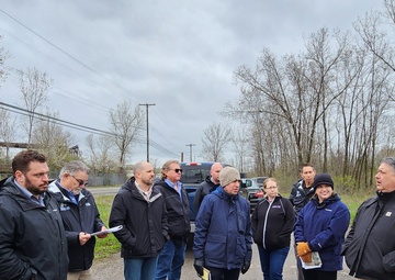 DOE-LM and USACE Buffalo District Visit FUSRAP Guterl Steel Site