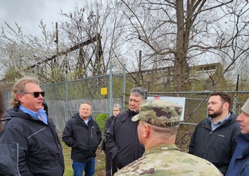 DOE-LM and USACE Buffalo District Visit FUSRAP Guterl Steel Site