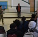 Lt. Col. ShaiLin KingSlack, Commander of the Walla Walla District, speaking to tribal students at schools in Pendleton, Oregon.