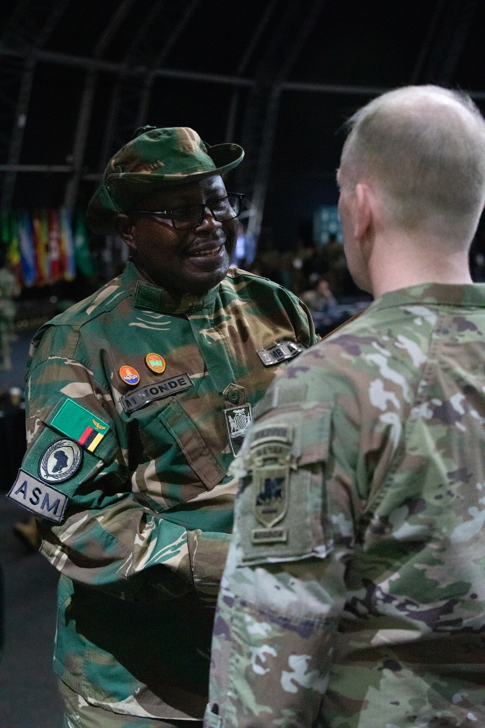 US, Zambia receive African Land Forces Summit patches