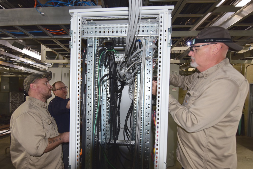 Team installs station control and data acquisition system