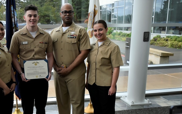 Recognition for superior performance at NHB/NMRTC Bremerton