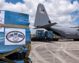 U.S. Military Aircraft Transports Aid to Haiti