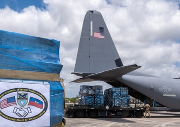 Statement: U.S. military aircraft delivers much-needed medicine and medical supplies to Haiti