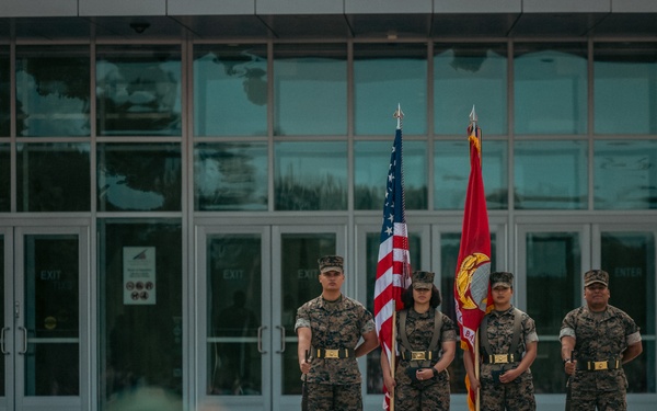U.S. Marines Attend the Closing Ceremony of the 2024 Fittest Instructor Competition