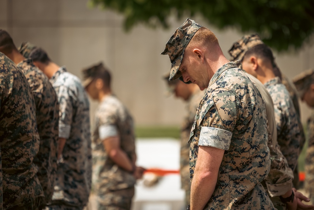 U.S. Marines Attend the Closing Ceremony of the 2024 Fittest Instructor Competition