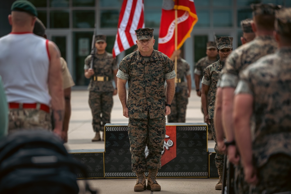 U.S. Marines Attend the Closing Ceremony of the 2024 Fittest Instructor Competition