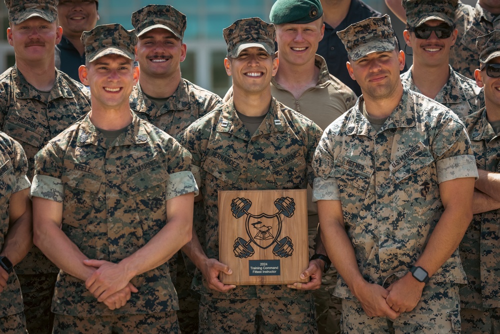 U.S. Marines Attend the Closing Ceremony of the 2024 Fittest Instructor Competition