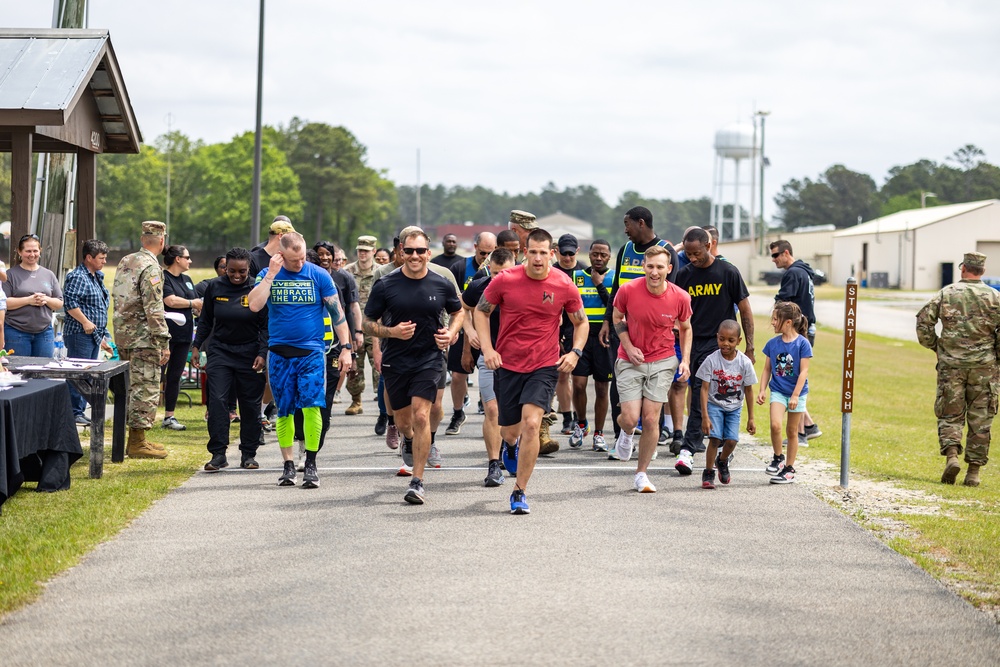The South Carolina National Guard Hosts annual Walk a Mile in Their Shoes