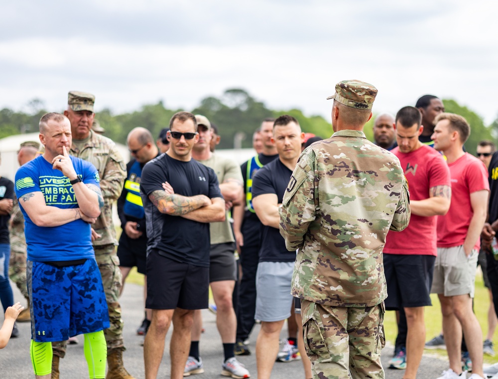 The South Carolina National Guard Hosts annual Walk a Mile in Their Shoes