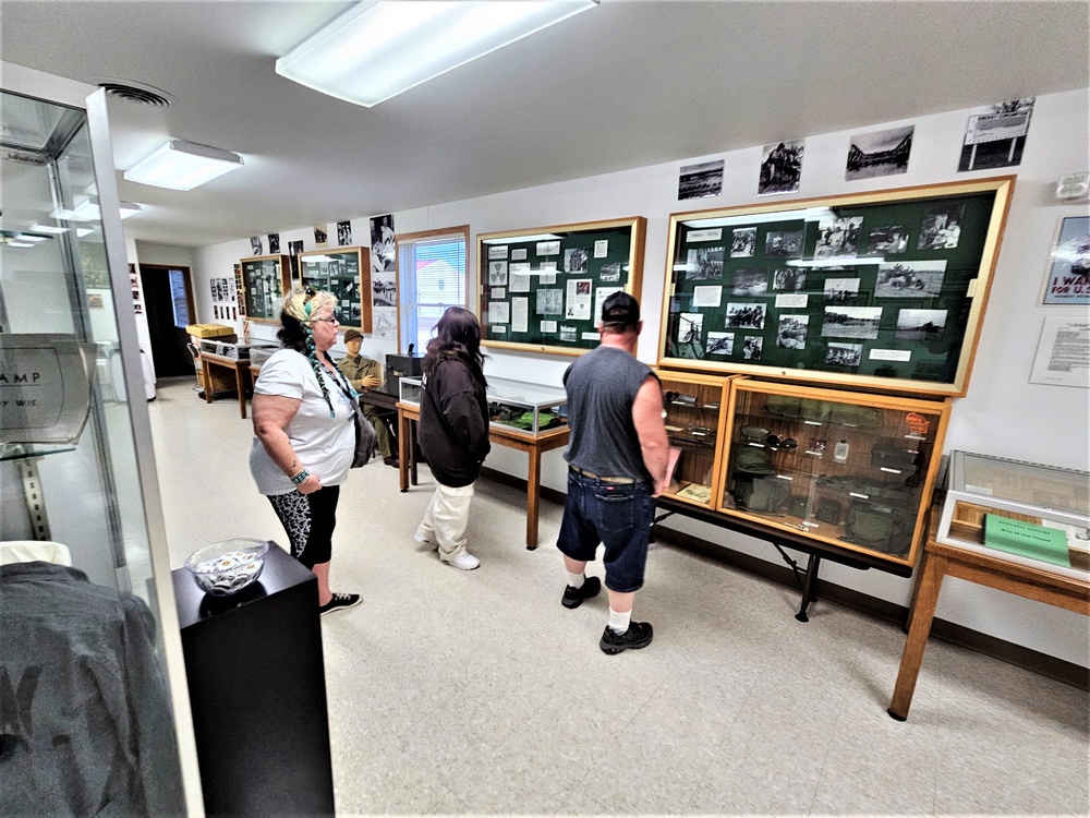 Tour group makes April 2024 visit to Fort McCoy's Commemorative Area