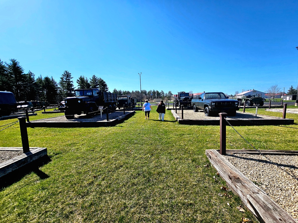 Tour group makes April 2024 visit to Fort McCoy's Commemorative Area