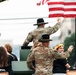 Army North Soldiers march in the Battle of Flowers Parade