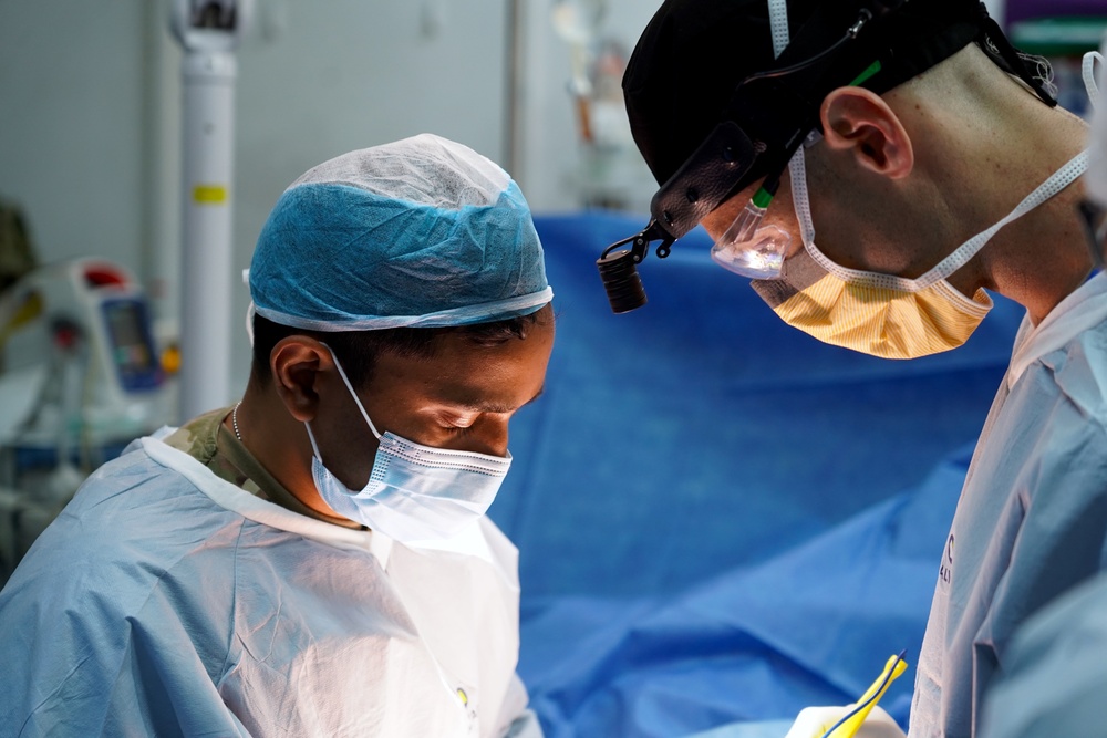 OIR Coalition medical team performs rare emergency surgery