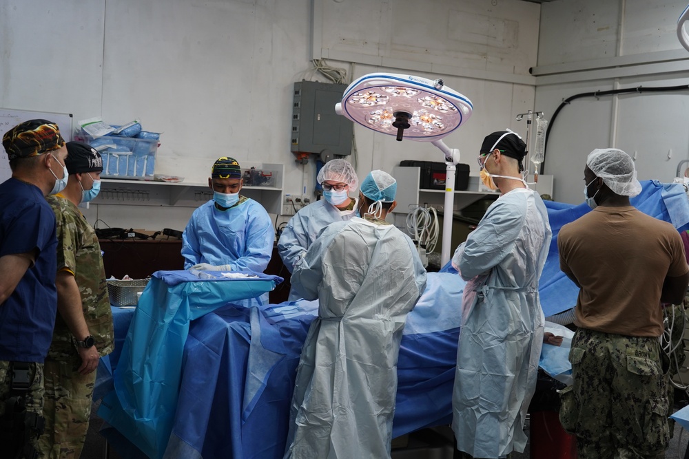 OIR Coalition medical team performs rare emergency surgery