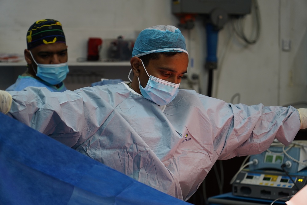 OIR Coalition medical team performs rare emergency surgery